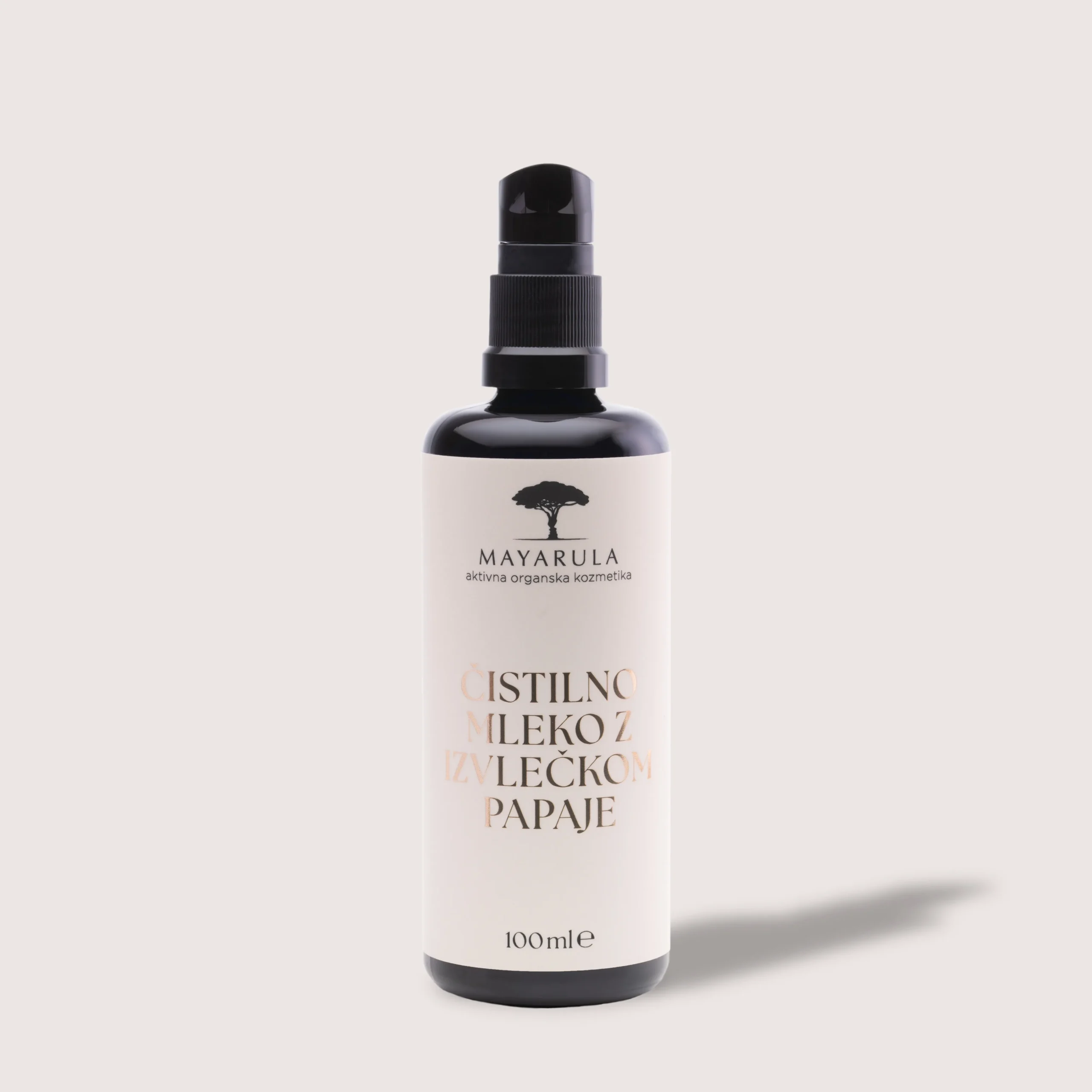ČISTILNO MLEKO Z IZVLEČKOM PAPAJE, 100 ml-1